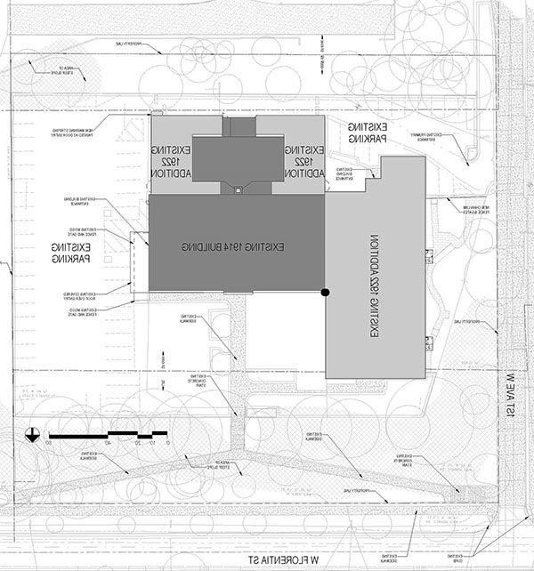 a site plan drawing